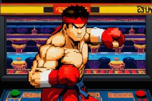 street fighter unblocked game scene