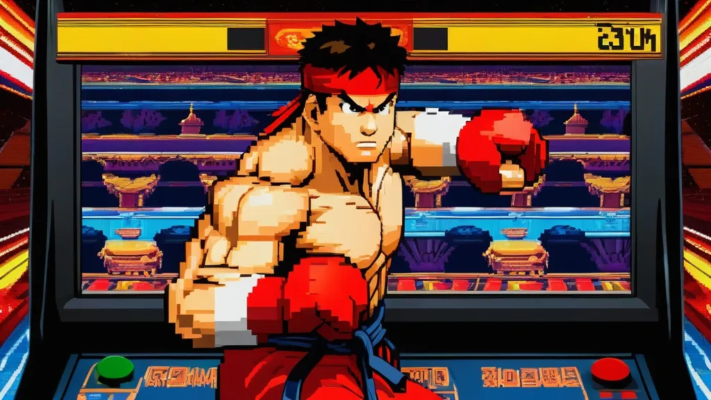 street fighter unblocked game scene